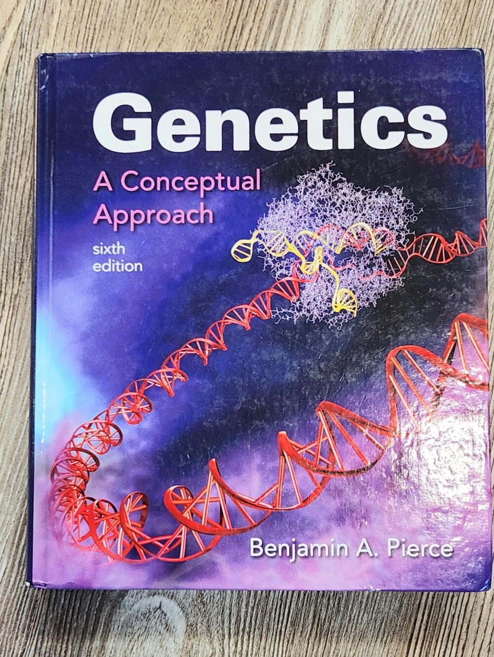 Genetics a Conceptual Approach by Benjamin A. Pierce 2016 Hardcover 6th Edition